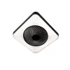 Plafondventilator vierkant zwart incl. LED dimbaar - Climo
