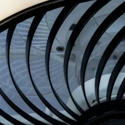 Plafondventilator vierkant zwart incl. LED dimbaar - Climo