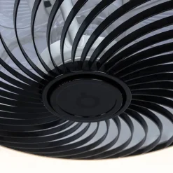 Plafondventilator vierkant zwart incl. LED dimbaar - Climo