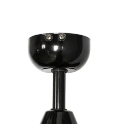 Plafondventilator voor buiten zwart 91.3cm incl. LED dimbaar met afstandsbediening IP44 - Toledo