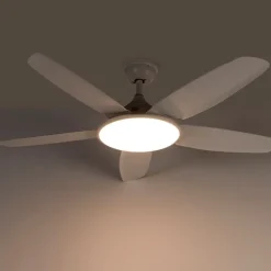 Plafondventilator wit 130cm incl. LED dimbaar met afstandsbediening - Vifte