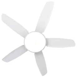 Plafondventilator wit 130cm incl. LED dimbaar met afstandsbediening - Vifte