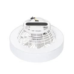 Plafondventilator wit 47cm incl. LED dimbaar met afstandsbediening - Emily