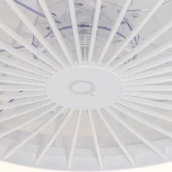 Plafondventilator wit 47cm incl. LED dimbaar met afstandsbediening - Emily