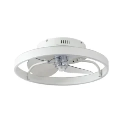 Plafondventilator wit 50cm incl. LED dimbaar met afstandsbediening - Maddy