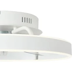 Plafondventilator wit 50cm incl. LED dimbaar met afstandsbediening - Maddy