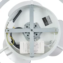 Plafondventilator wit 50cm incl. LED dimbaar met afstandsbediening - Maddy