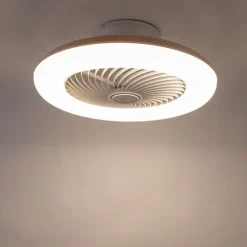 Plafondventilator wit 55.5cm incl. LED dimbaar met afstandsbediening - Clima