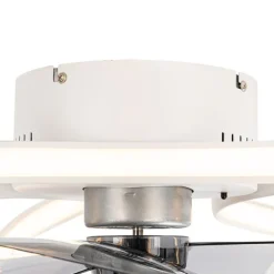 Plafondventilator wit 55cm incl. LED dimbaar met afstandsbediening - Mandy