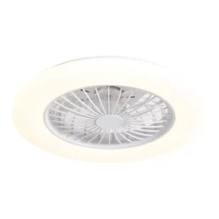 Plafondventilator wit 48.5cm incl. LED dimbaar in Kelvin met afstandsbediening - Clemo