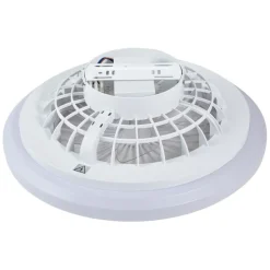 Plafondventilator wit 48.5cm incl. LED dimbaar in Kelvin met afstandsbediening - Clemo