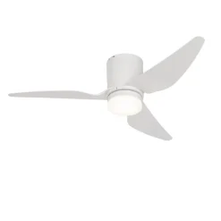 Plafondventilator wit 123cm incl. LED dimbaar met afstandsbediening - Patty