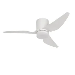 Plafondventilator wit 123cm incl. LED dimbaar met afstandsbediening - Patty