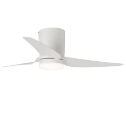 Plafondventilator wit 123cm incl. LED dimbaar met afstandsbediening - Patty