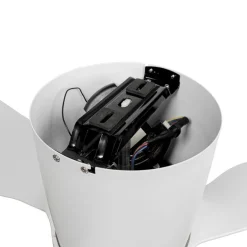 Plafondventilator wit 123cm incl. LED dimbaar met afstandsbediening - Patty