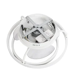 Plafondventilator wit 46.5cm incl. LED met afstandsbediening - Kees