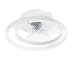 Plafondventilator wit 46.5cm incl. LED met afstandsbediening - Kees