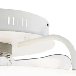 Plafondventilator wit 46.5cm incl. LED met afstandsbediening - Kees