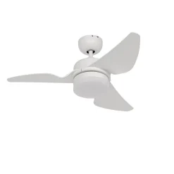 Plafondventilator wit 86.7cm incl. LED dimbaar met afstandsbediening - Yuki