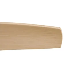 Plafondventilator wit met hout print 132cm incl. LED dimbaar met afstandsbediening - Joly