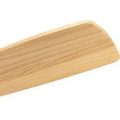 Plafondventilator wit met hout 131.5cm incl. LED dimbaar met afstandsbediening - Jerri