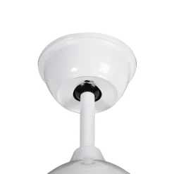 Plafondventilator wit met hout print 96cm met afstandsbediening - Rotar