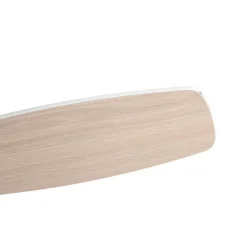 Plafondventilator wit met hout print 96cm met afstandsbediening - Rotar