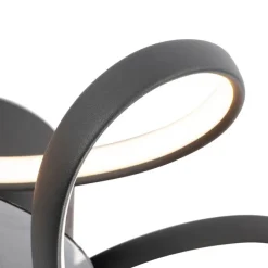 Plafondventilator zwart 55cm incl. LED dimbaar met afstandsbediening - Mandy