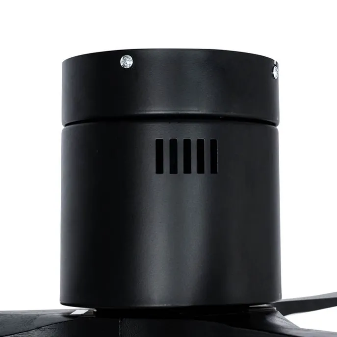 Plafondventilator zwart 132cm incl. LED dimbaar met afstandsbediening - Sofia