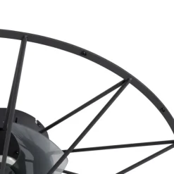 Plafondventilator zwart 62cm incl. LED dimbaar met afstandsbediening - Yaran