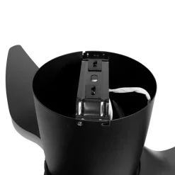 Plafondventilator zwart 123cm incl. LED dimbaar met afstandsbediening - Patty