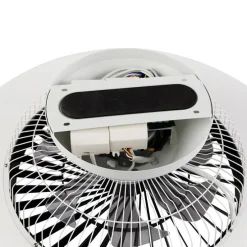 Plafondventilator zwart met ster effect 60cm incl. LED dimbaar met afstandsbediening - Climo