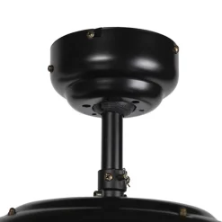 Plafondventilator zwart met beige 130cm met trekschakelaar - Mistral Magna