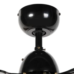 Plafondventilator zwart met afstandsbediening - Fanattic