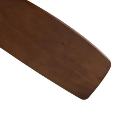 Plafondventilator zwart met hout 131.5cm incl. LED dimbaar met afstandsbediening - Jerri