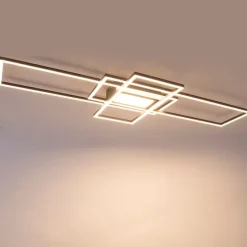 Plafonnière antraciet incl. LED, afstandsbediening - Riha