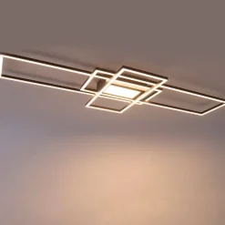 Plafonnière antraciet incl. LED, afstandsbediening - Riha