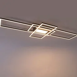 Plafonnière antraciet incl. LED, afstandsbediening - Riha