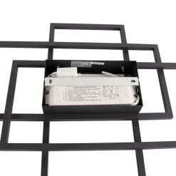 Plafonnière antraciet incl. LED, afstandsbediening - Riha