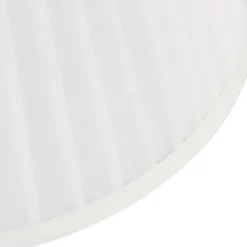 Plisse lampenkap wit rond schuin 35/21/20