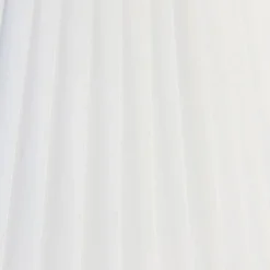 Plisse lampenkap wit rond schuin 35/21/20