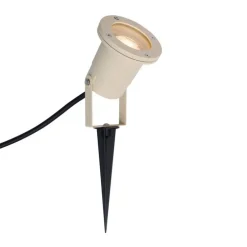 Prikspot beige GU10 50mm verstelbaar IP65 incl. snoer en stekker - Basic
