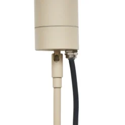 Prikspot crème GU10 50mm verstelbaar IP44 incl. snoer en stekker - Solo