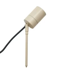 Prikspot crème GU10 50mm verstelbaar IP44 incl. snoer en stekker - Solo