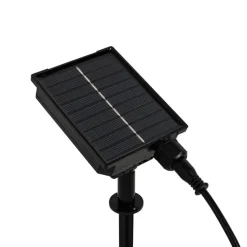 Prikspot zwart 60 cm incl. LED oplaadbaar en solar IP65 - Adalind