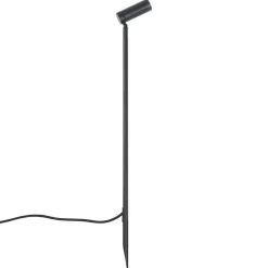 Prikspot zwart 80cm incl. LED verstelbaar IP65 incl. snoer en stekker - Carl