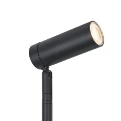 Prikspot zwart 40cm incl. LED verstelbaar IP65 incl. snoer en stekker - Carl