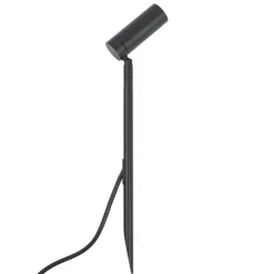 Prikspot zwart 40cm incl. LED verstelbaar IP65 incl. snoer en stekker - Carl