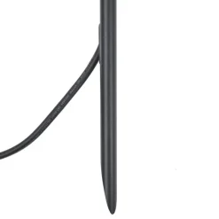 Prikspot zwart 40cm incl. LED verstelbaar IP65 incl. snoer en stekker - Carl