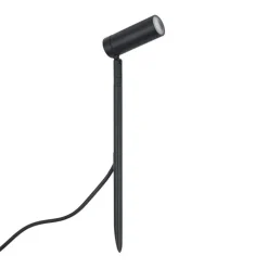 Prikspot zwart 40cm incl. LED verstelbaar IP65 incl. snoer en stekker - Carl